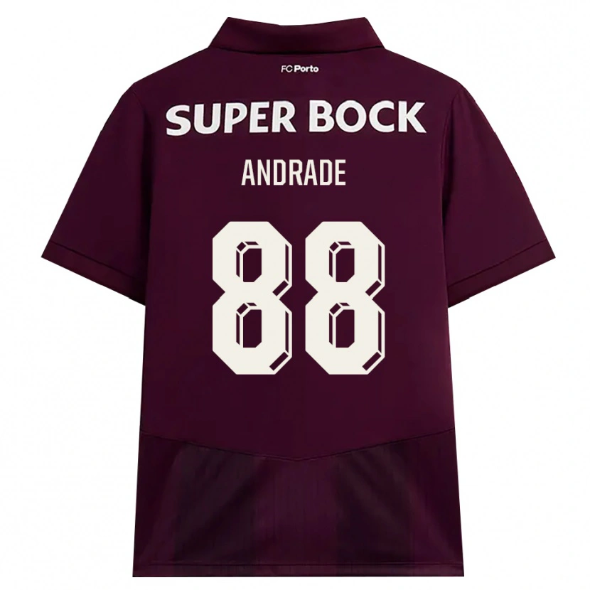 Danxen Herren Domingos Andrade #88 Burgund Weiß Auswärtstrikot Trikot 2026/27 T-Shirt Österreich