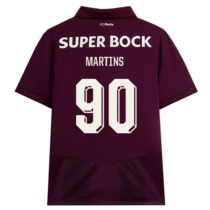 Danxen Herren Gil Martins #90 Burgund Weiß Auswärtstrikot Trikot 2026/27 T-Shirt Österreich