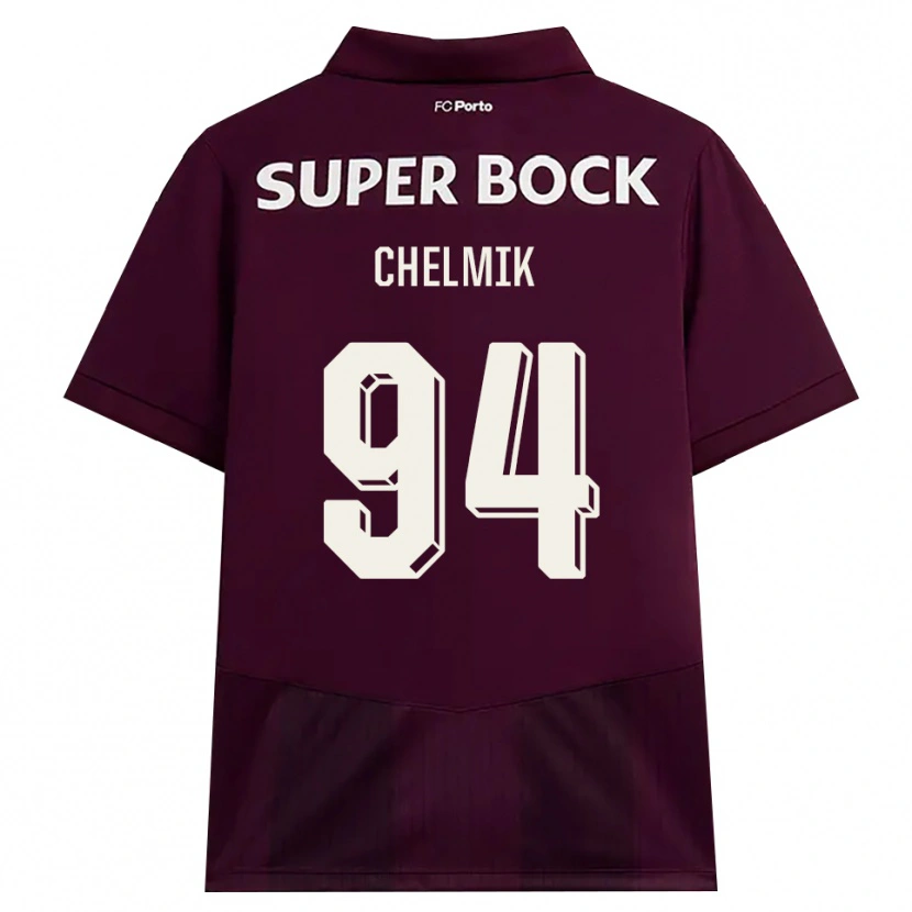 Danxen Herren Martim Chelmik Santos Antunes #94 Burgund Weiß Auswärtstrikot Trikot 2026/27 T-Shirt Österreich