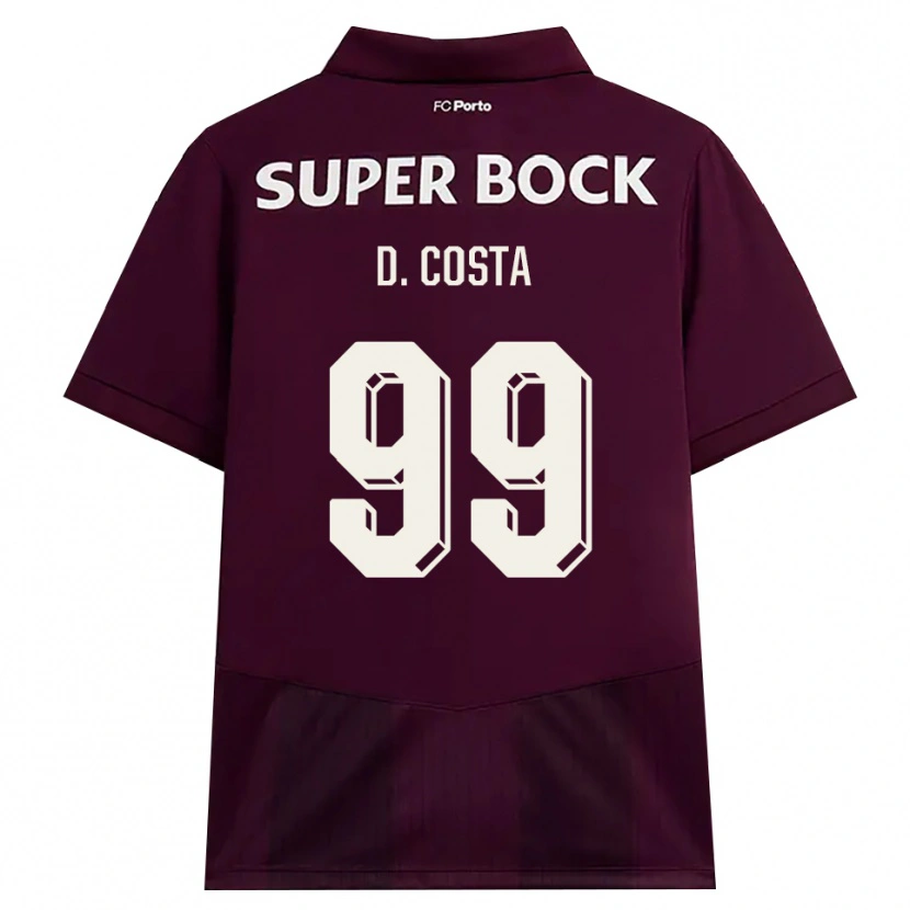 Danxen Herren Diogo Costa #99 Burgund Weiß Auswärtstrikot Trikot 2026/27 T-Shirt Österreich