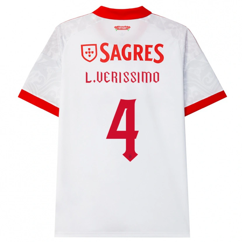 Danxen Herren Lucas Verissimo #4 Weiß Rot Gelb Auswärtstrikot Trikot 2026/27 T-Shirt Österreich