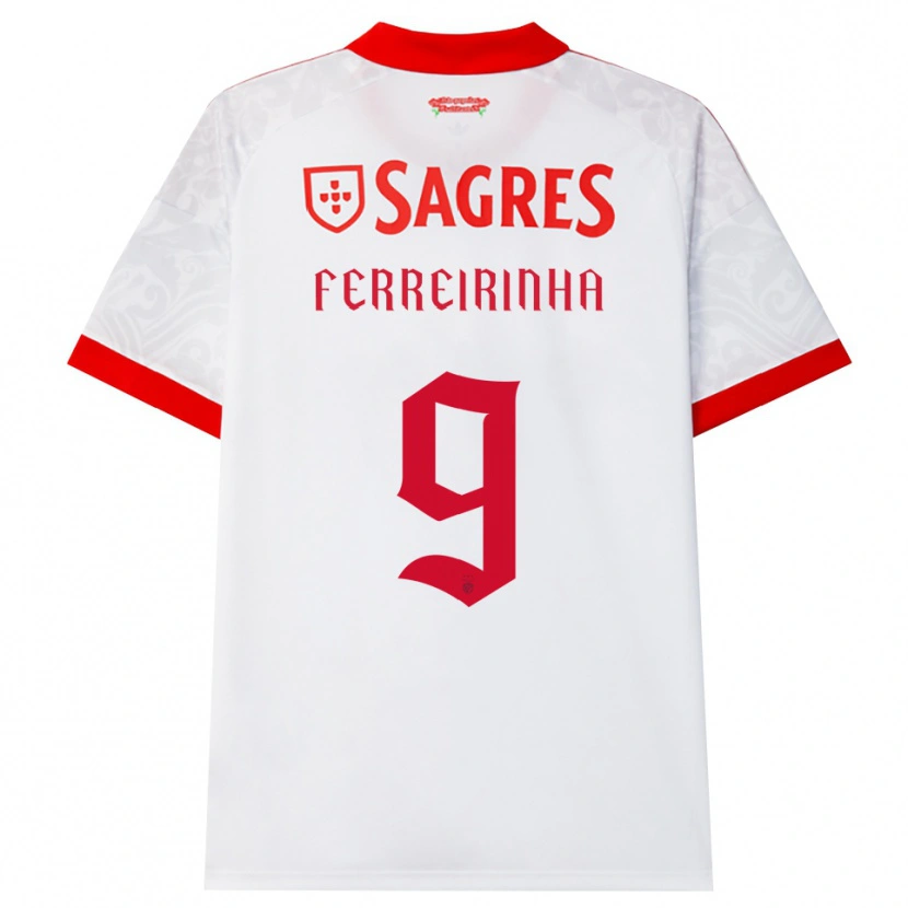 Danxen Herren Afonso Ferreirinha #9 Weiß Rot Gelb Auswärtstrikot Trikot 2026/27 T-Shirt Österreich
