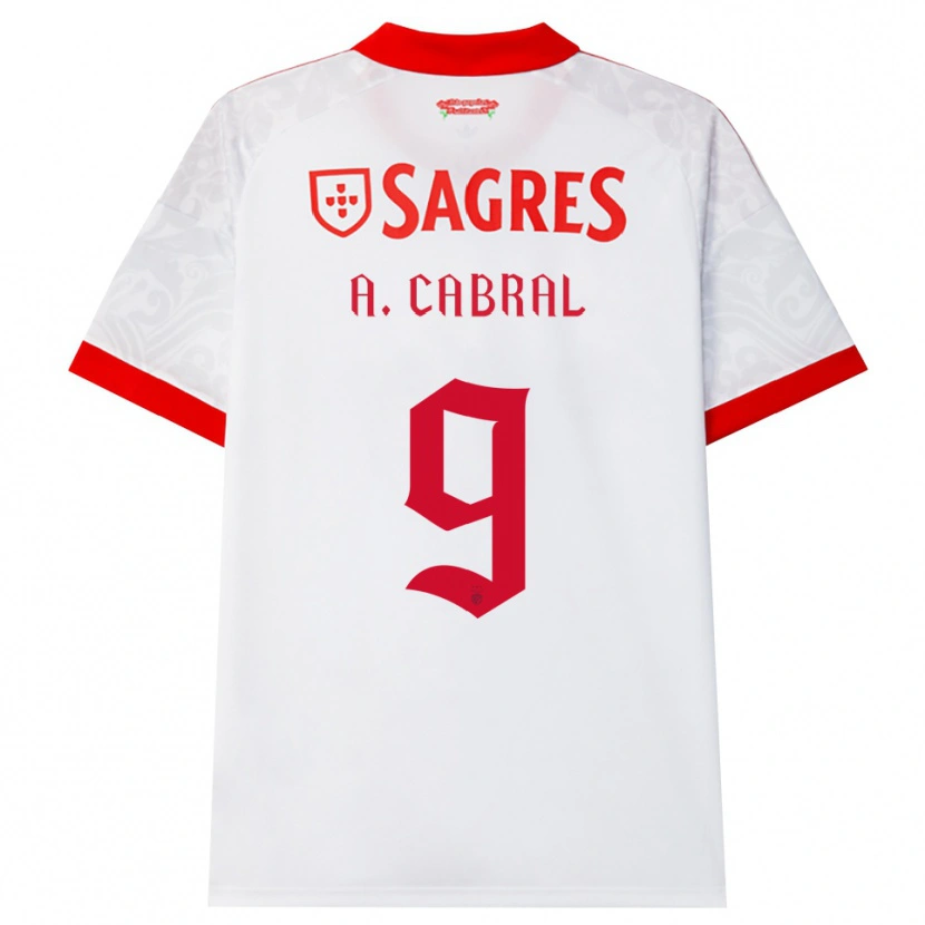 Danxen Herren Arthur Cabral #9 Weiß Rot Gelb Auswärtstrikot Trikot 2026/27 T-Shirt Österreich