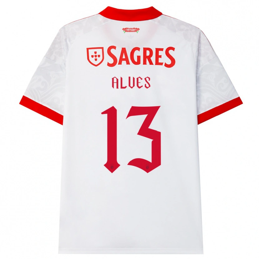 Danxen Herren Lucia Alves #13 Weiß Rot Gelb Auswärtstrikot Trikot 2026/27 T-Shirt Österreich