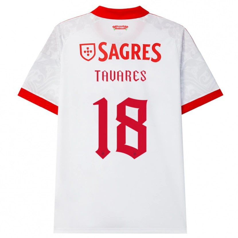 Danxen Herren Leonardo Tavares #18 Weiß Rot Gelb Auswärtstrikot Trikot 2026/27 T-Shirt Österreich