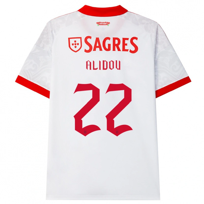 Danxen Herren Marie-Yasmine Alidou #22 Weiß Rot Gelb Auswärtstrikot Trikot 2026/27 T-Shirt Österreich