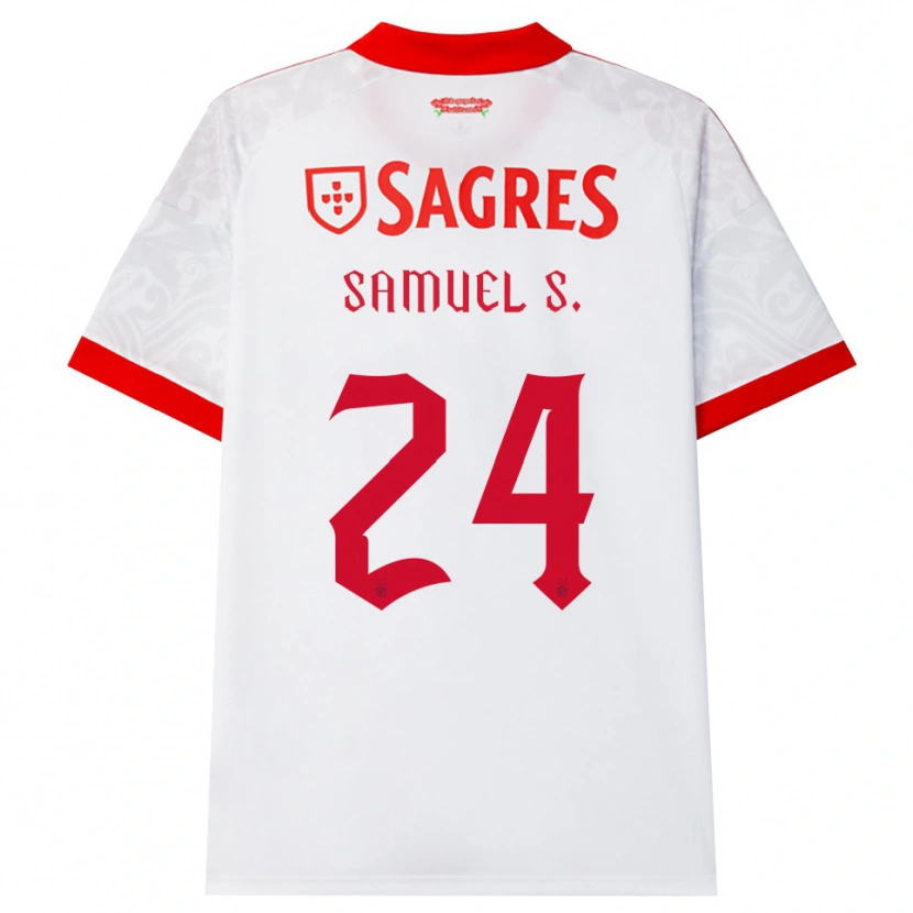 Danxen Herren Samuel Soares #24 Weiß Rot Gelb Auswärtstrikot Trikot 2026/27 T-Shirt Österreich