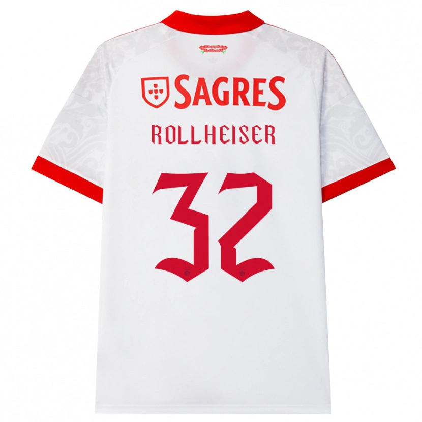 Danxen Herren Benjamín Rollheiser #32 Weiß Rot Gelb Auswärtstrikot Trikot 2026/27 T-Shirt Österreich