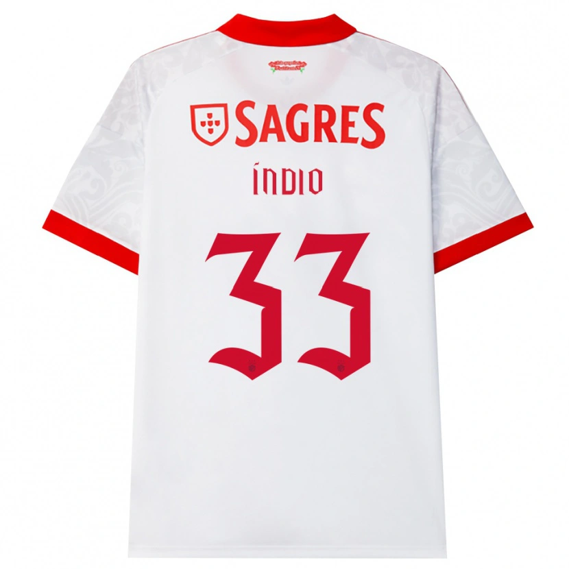 Danxen Herren Gabriel Índio #33 Weiß Rot Gelb Auswärtstrikot Trikot 2026/27 T-Shirt Österreich