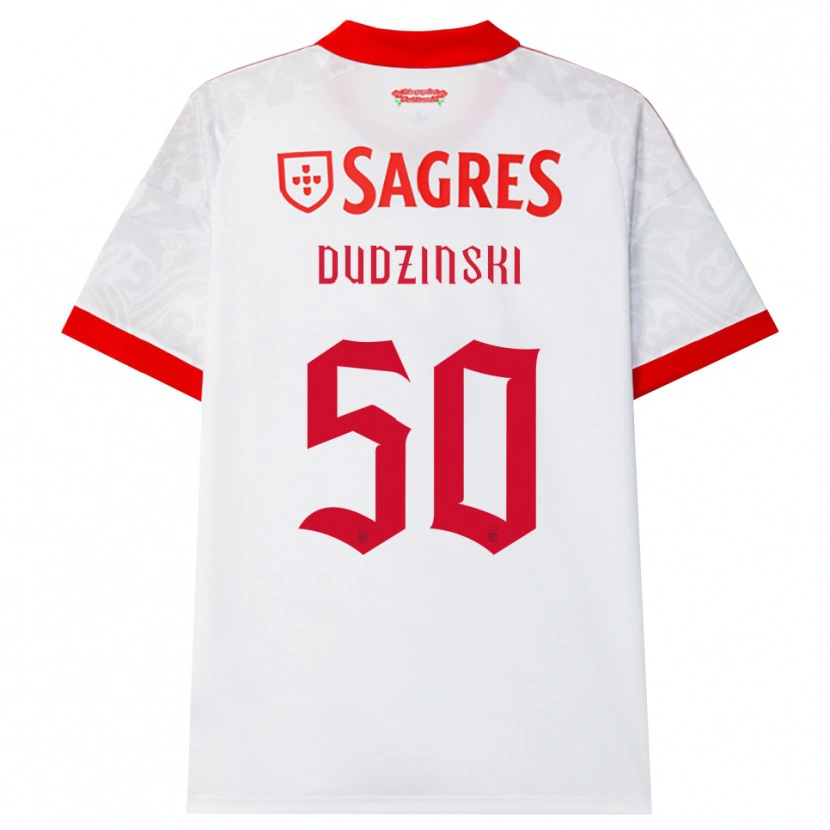 Danxen Herren Marcel Dudzinski #50 Weiß Rot Gelb Auswärtstrikot Trikot 2026/27 T-Shirt Österreich