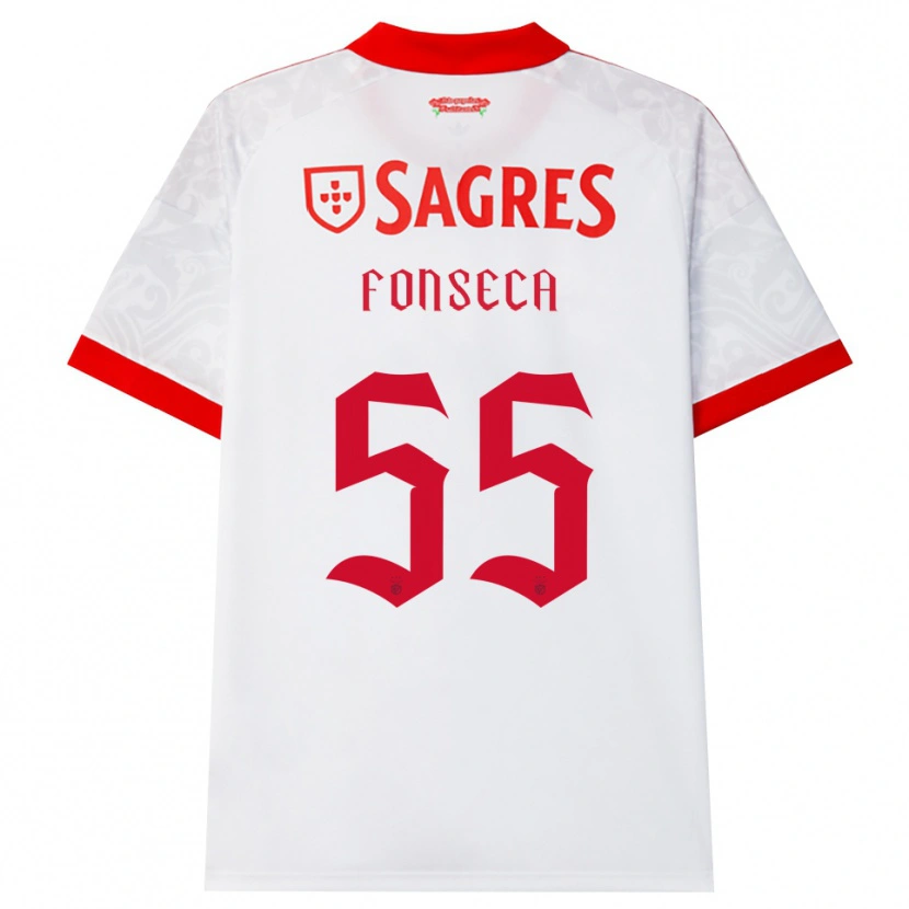 Danxen Herren João Fonseca #55 Weiß Rot Gelb Auswärtstrikot Trikot 2026/27 T-Shirt Österreich