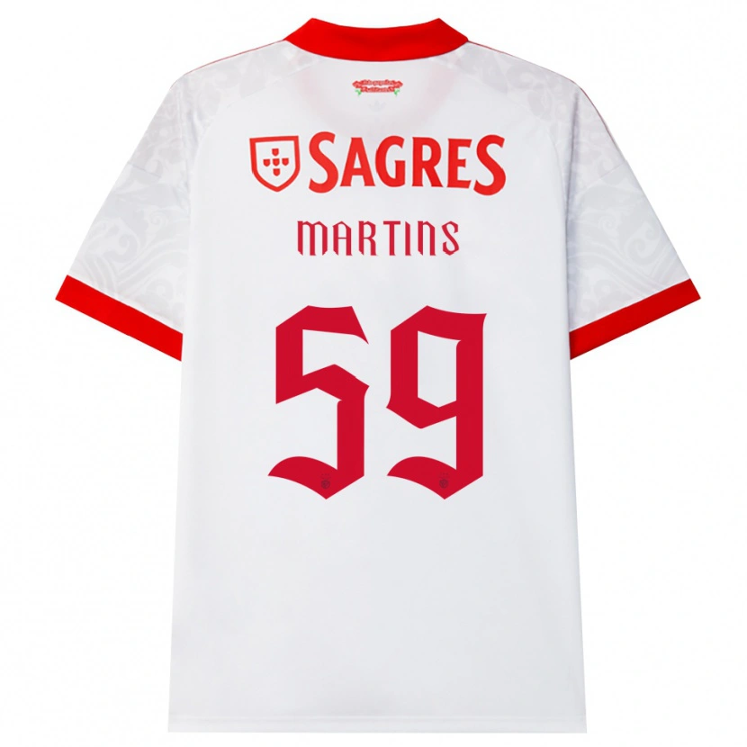 Danxen Herren Leandro Martins #59 Weiß Rot Gelb Auswärtstrikot Trikot 2026/27 T-Shirt Österreich
