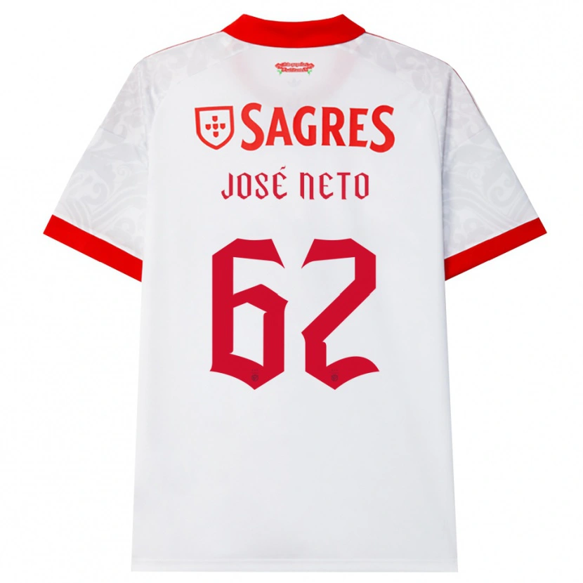 Danxen Herren José Neto #62 Weiß Rot Gelb Auswärtstrikot Trikot 2026/27 T-Shirt Österreich