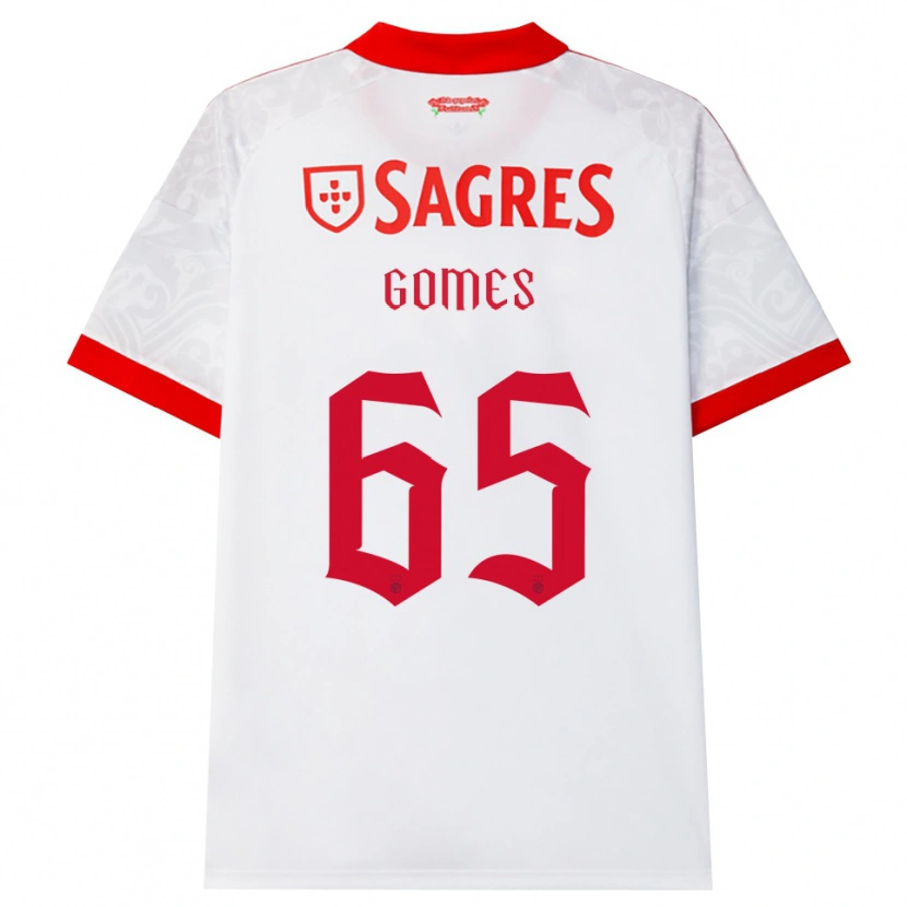 Danxen Herren André Gomes #65 Weiß Rot Gelb Auswärtstrikot Trikot 2026/27 T-Shirt Österreich