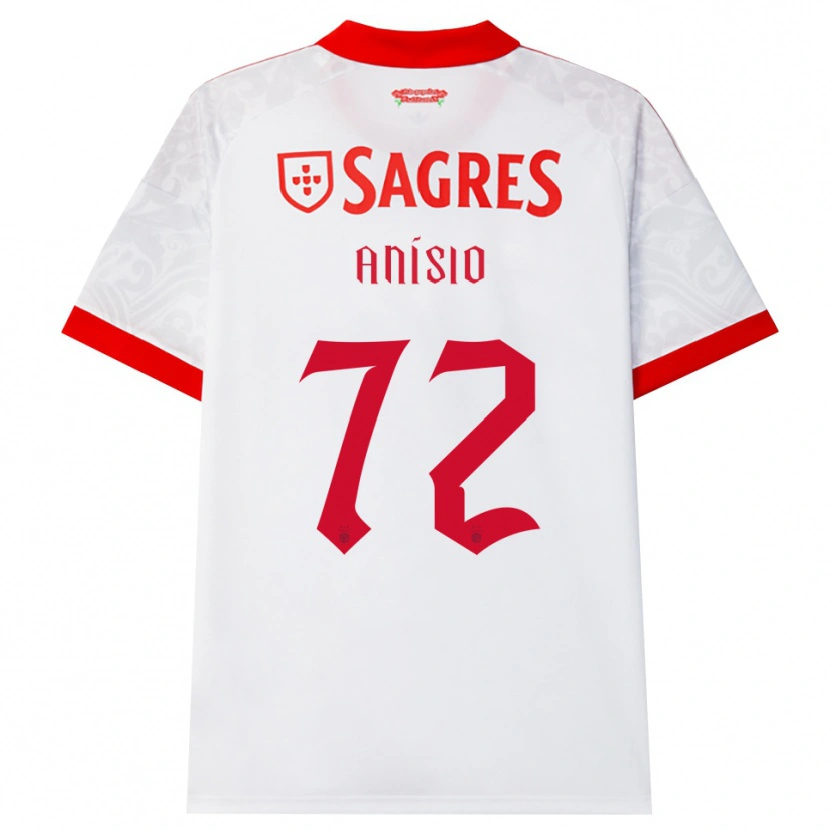 Danxen Herren Anísio Cabral #72 Weiß Rot Gelb Auswärtstrikot Trikot 2026/27 T-Shirt Österreich