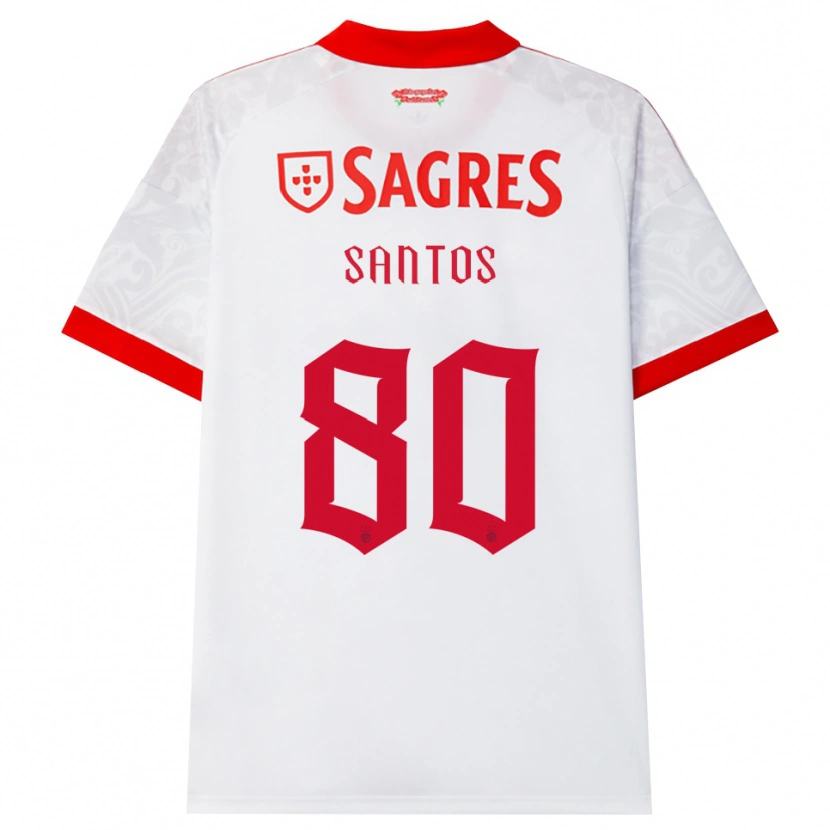 Danxen Herren Pedro Santos #80 Weiß Rot Gelb Auswärtstrikot Trikot 2026/27 T-Shirt Österreich