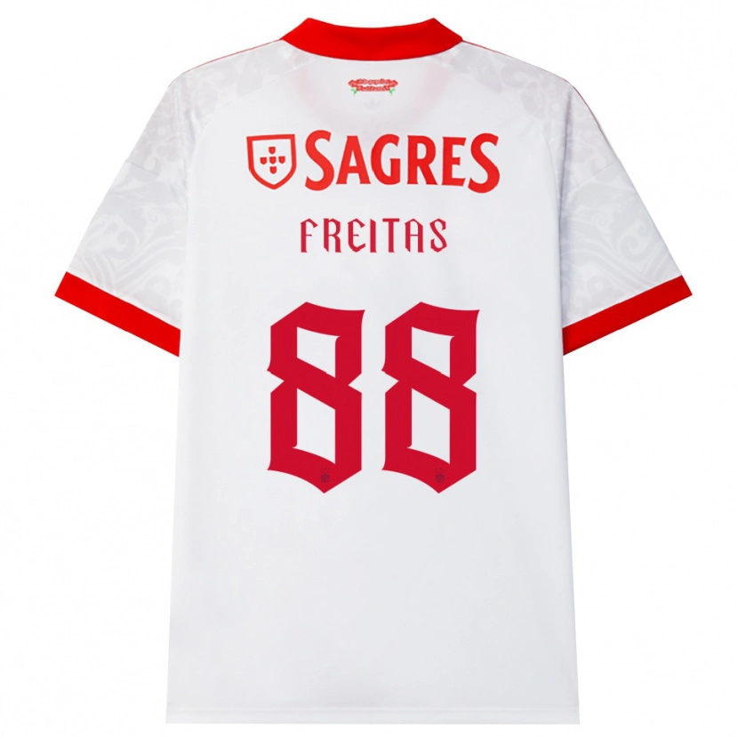 Danxen Herren Tiago Freitas #88 Weiß Rot Gelb Auswärtstrikot Trikot 2026/27 T-Shirt Österreich