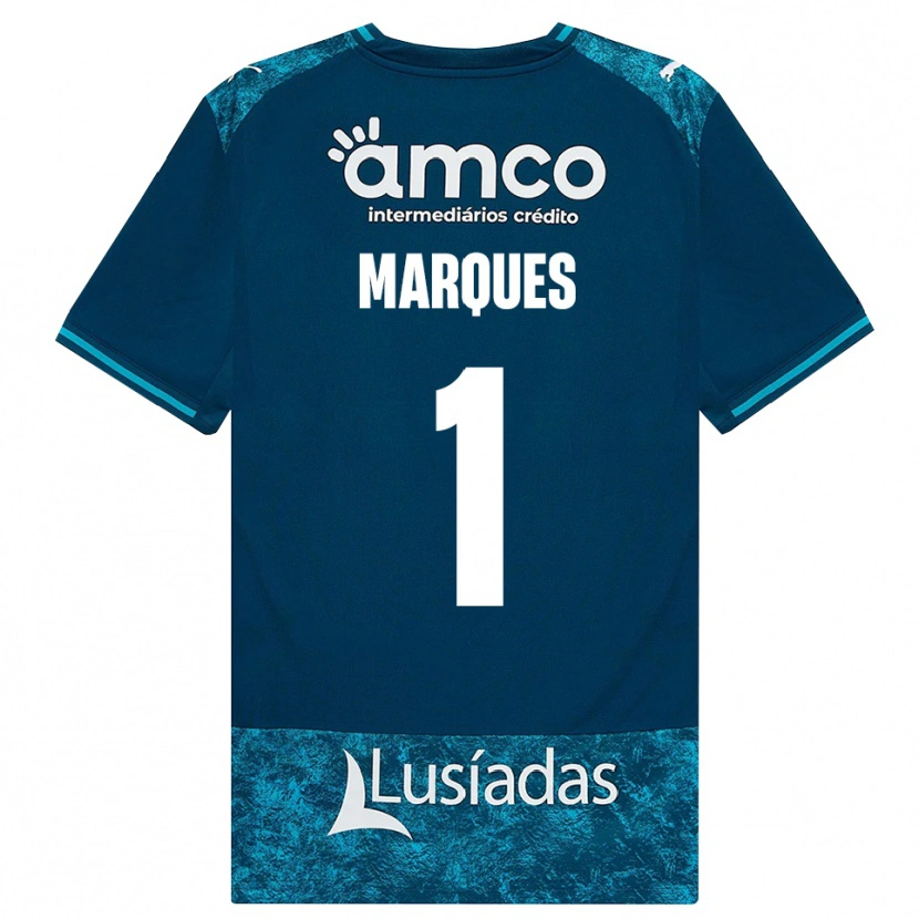 Danxen Herren André Marques #1 Dunkelschiefergrau Mitteltuerkis Auswärtstrikot Trikot 2026/27 T-Shirt Österreich