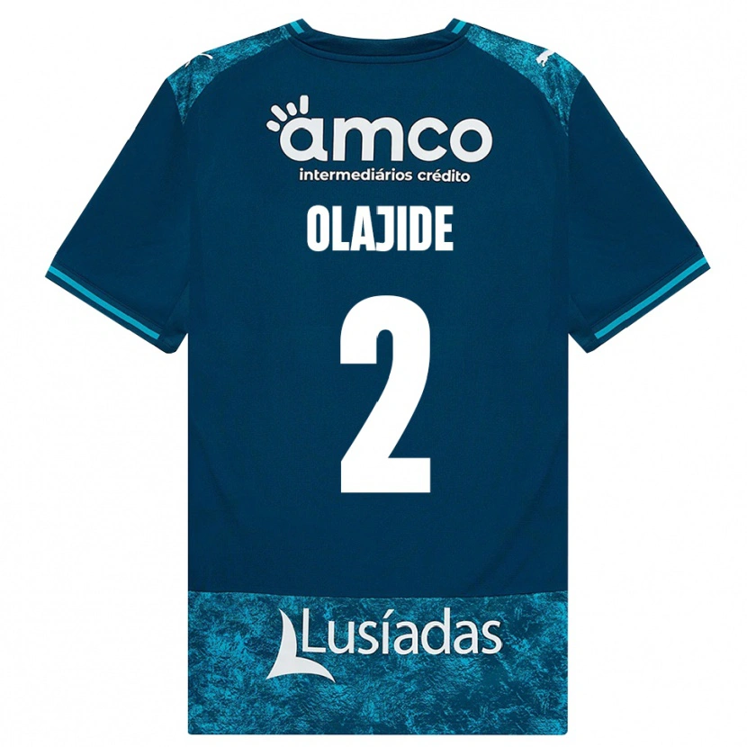 Danxen Herren Mustapha Olajide #2 Dunkelschiefergrau Mitteltuerkis Auswärtstrikot Trikot 2026/27 T-Shirt Österreich