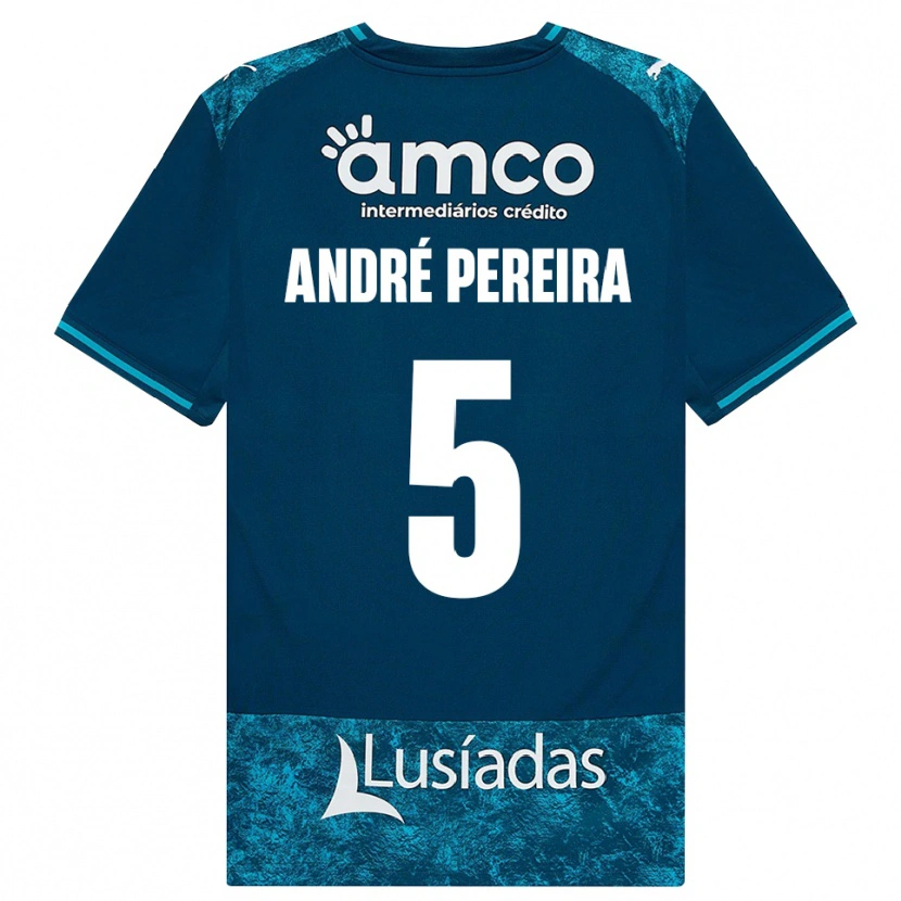 Danxen Herren João Pereira #5 Dunkelschiefergrau Mitteltuerkis Auswärtstrikot Trikot 2026/27 T-Shirt Österreich