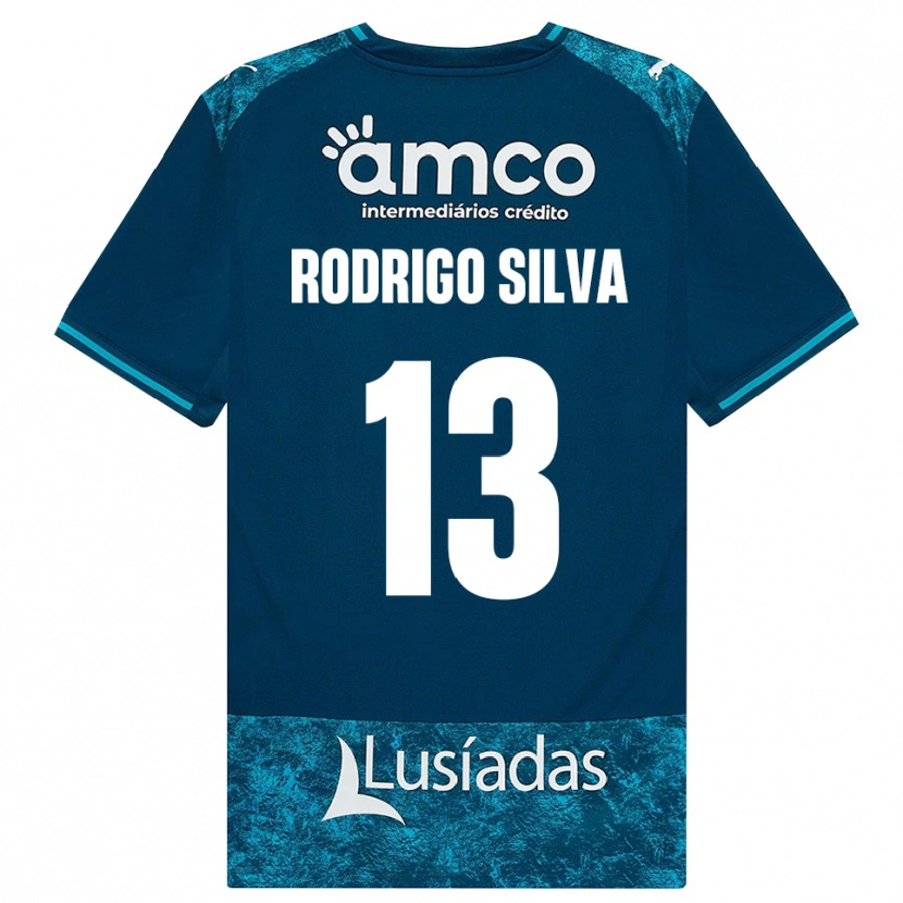 Danxen Herren Rodrigo Silva #13 Dunkelschiefergrau Mitteltuerkis Auswärtstrikot Trikot 2026/27 T-Shirt Österreich