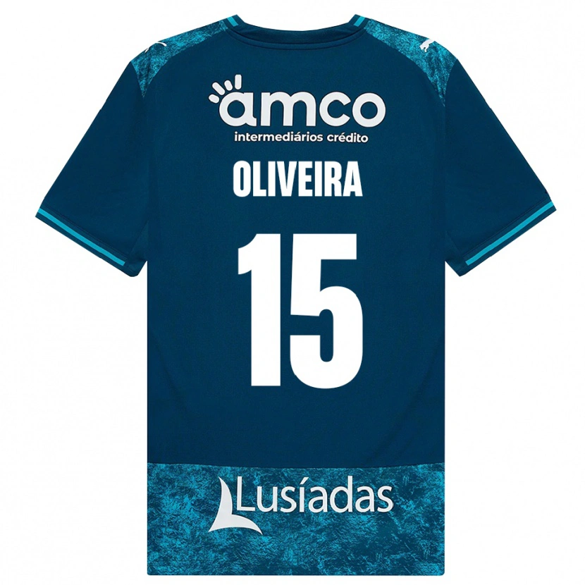 Danxen Herren Paulo Oliveira #15 Dunkelschiefergrau Mitteltuerkis Auswärtstrikot Trikot 2026/27 T-Shirt Österreich