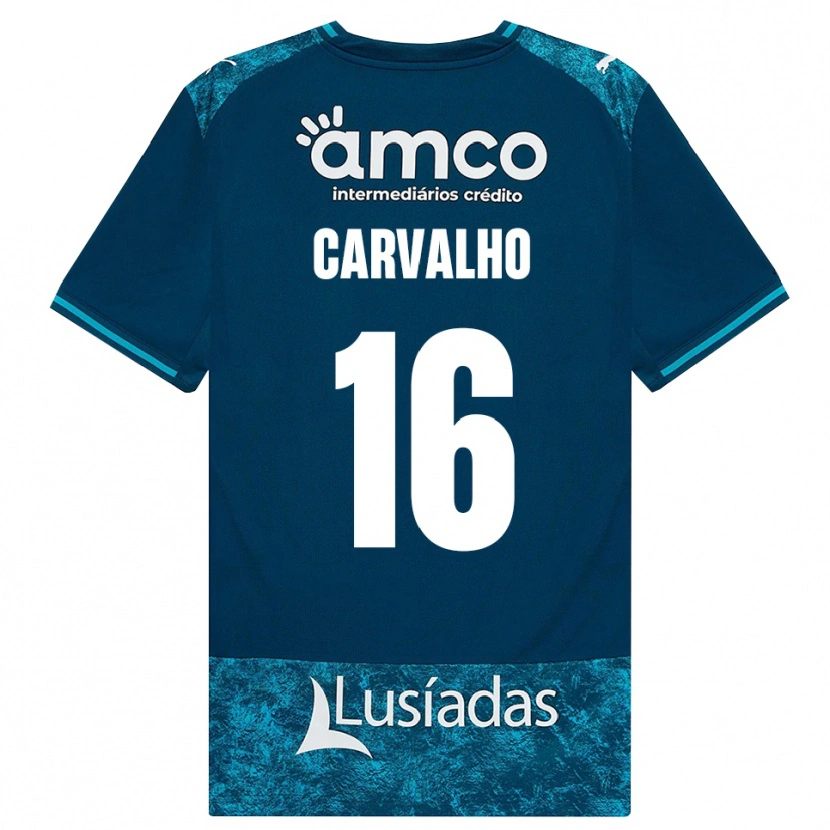 Danxen Herren Alexandre Carvalho #16 Dunkelschiefergrau Mitteltuerkis Auswärtstrikot Trikot 2026/27 T-Shirt Österreich