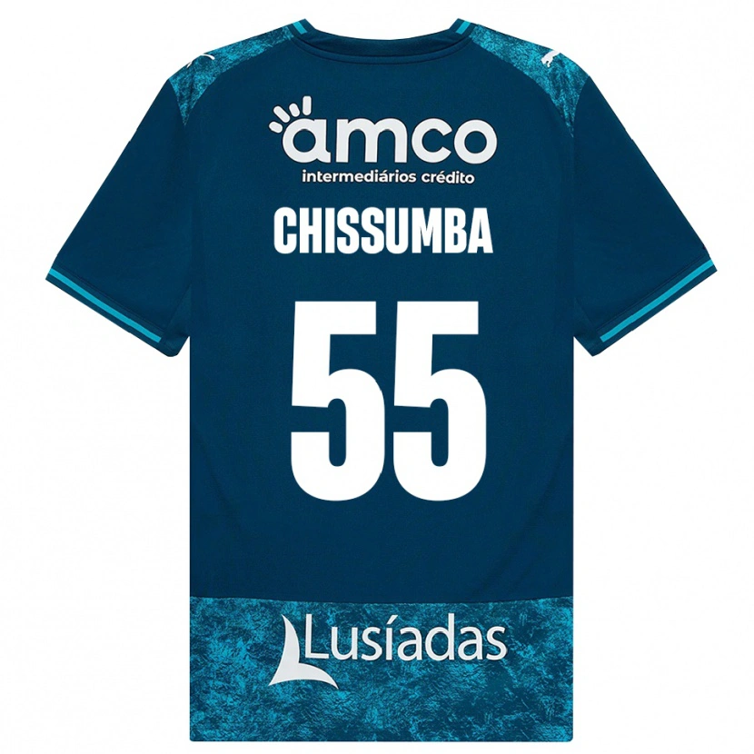 Danxen Herren Chissumba #55 Dunkelschiefergrau Mitteltuerkis Auswärtstrikot Trikot 2026/27 T-Shirt Österreich