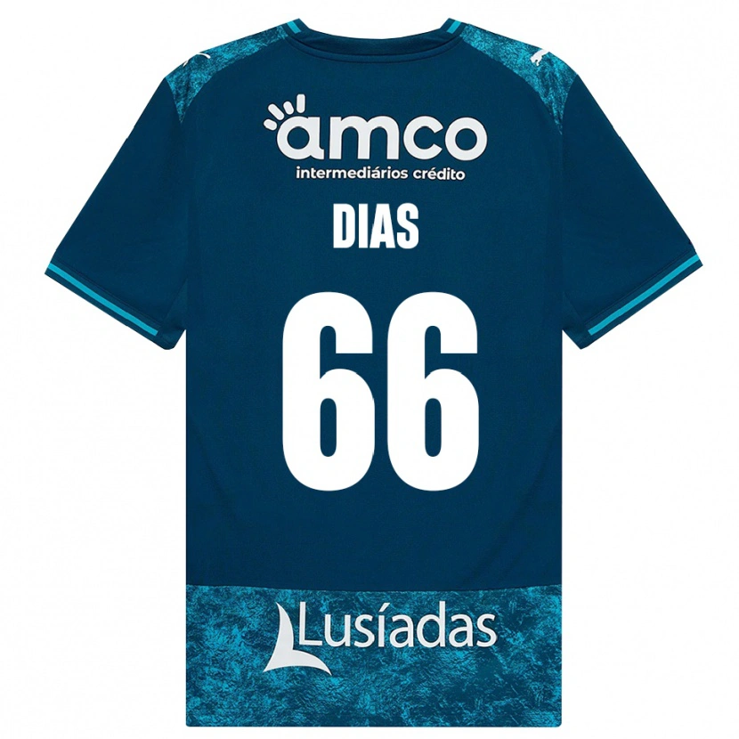 Danxen Herren Gonçalo Dias #66 Dunkelschiefergrau Mitteltuerkis Auswärtstrikot Trikot 2026/27 T-Shirt Österreich