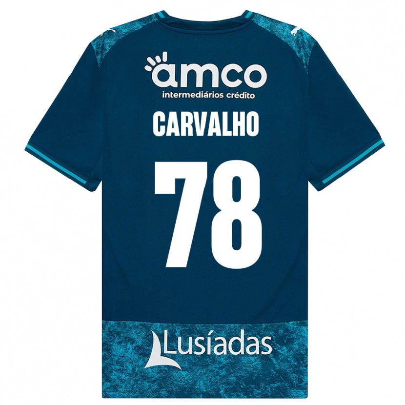 Danxen Herren João Carvalho #78 Dunkelschiefergrau Mitteltuerkis Auswärtstrikot Trikot 2026/27 T-Shirt Österreich
