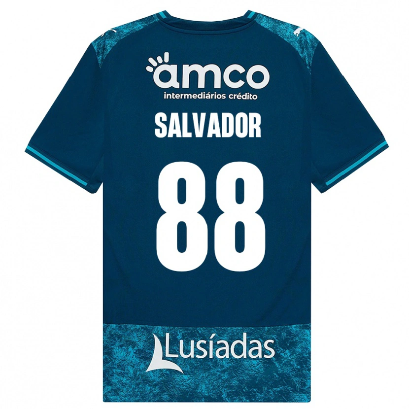 Danxen Herren João Salvador #88 Dunkelschiefergrau Mitteltuerkis Auswärtstrikot Trikot 2026/27 T-Shirt Österreich