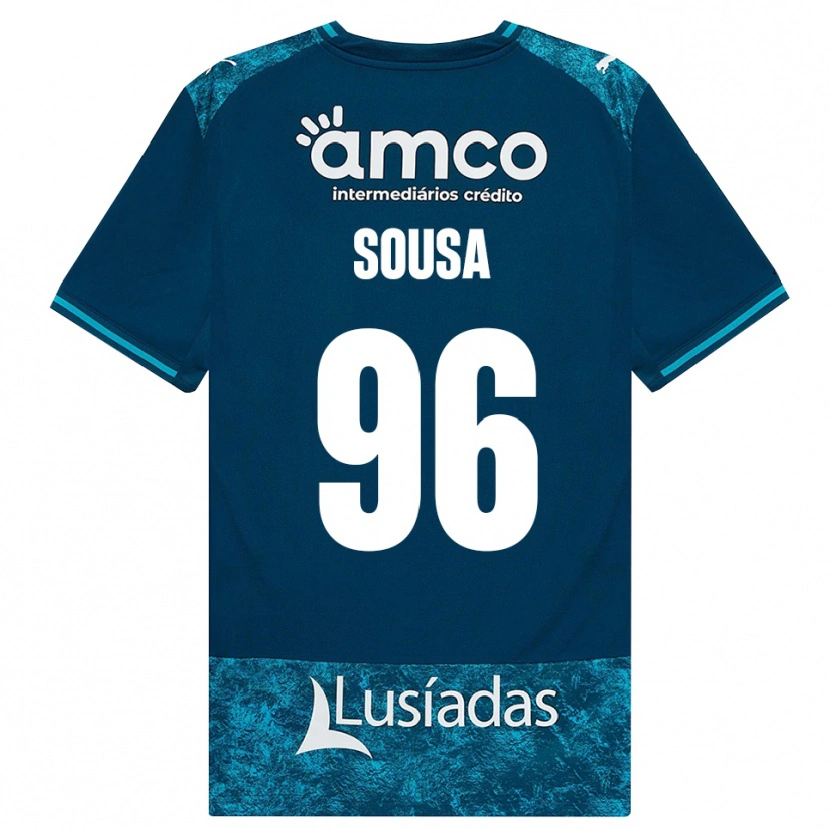 Danxen Herren Afonso Dias Sousa #96 Dunkelschiefergrau Mitteltuerkis Auswärtstrikot Trikot 2026/27 T-Shirt Österreich