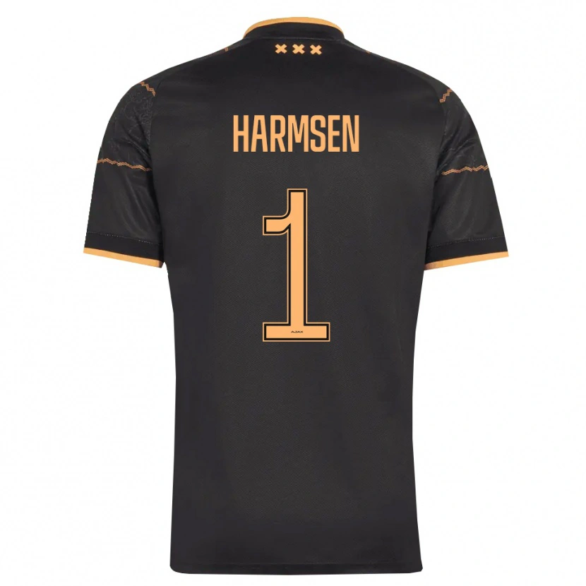 Danxen Herren Tymo Harmsen #1 Schwarz Orange Auswärtstrikot Trikot 2026/27 T-Shirt Österreich