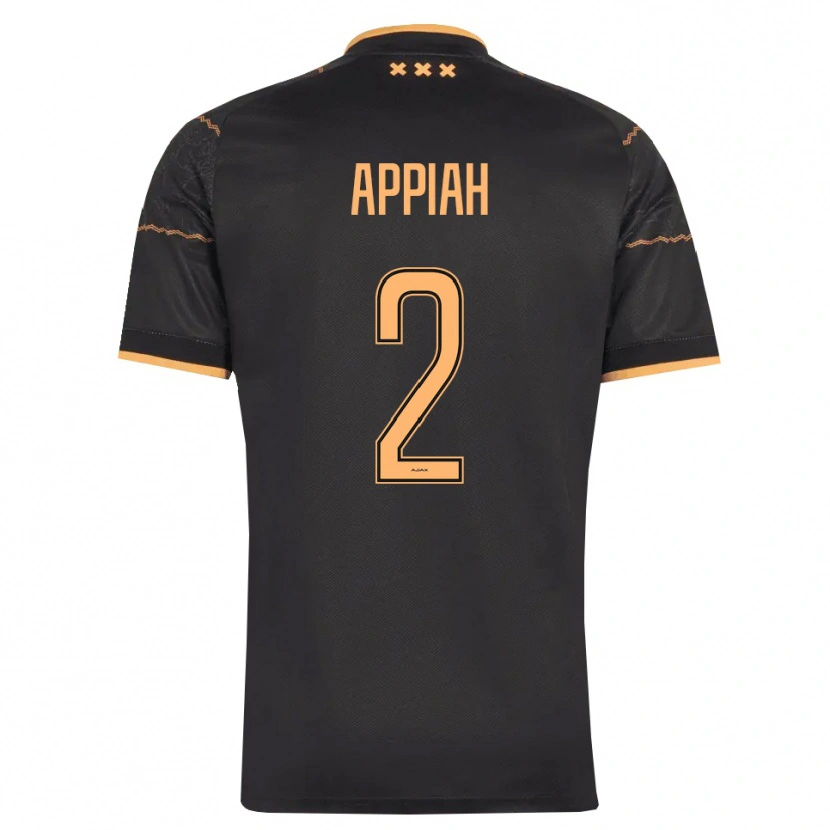 Danxen Herren Avery Appiah #2 Schwarz Orange Auswärtstrikot Trikot 2026/27 T-Shirt Österreich