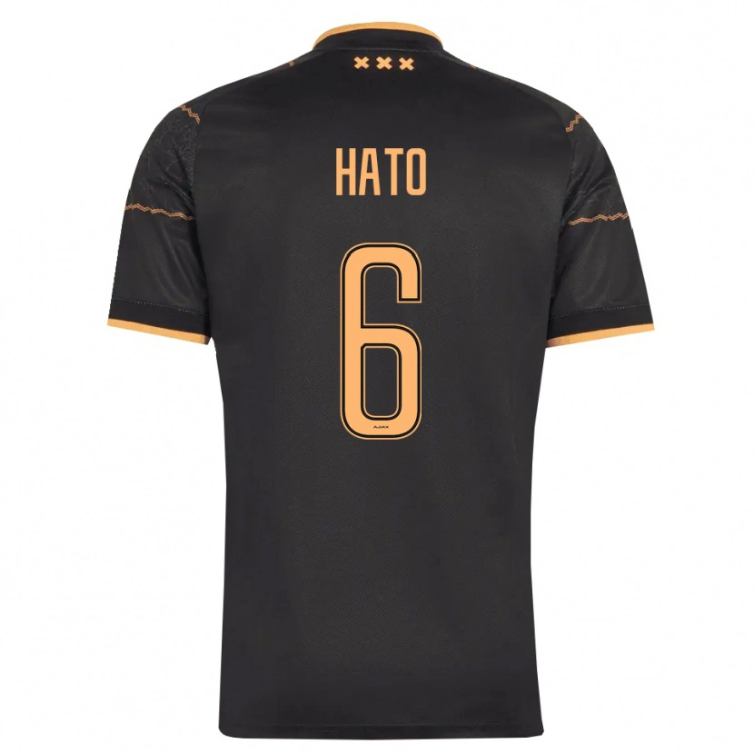 Danxen Herren Elgyn Hato #6 Schwarz Orange Auswärtstrikot Trikot 2026/27 T-Shirt Österreich