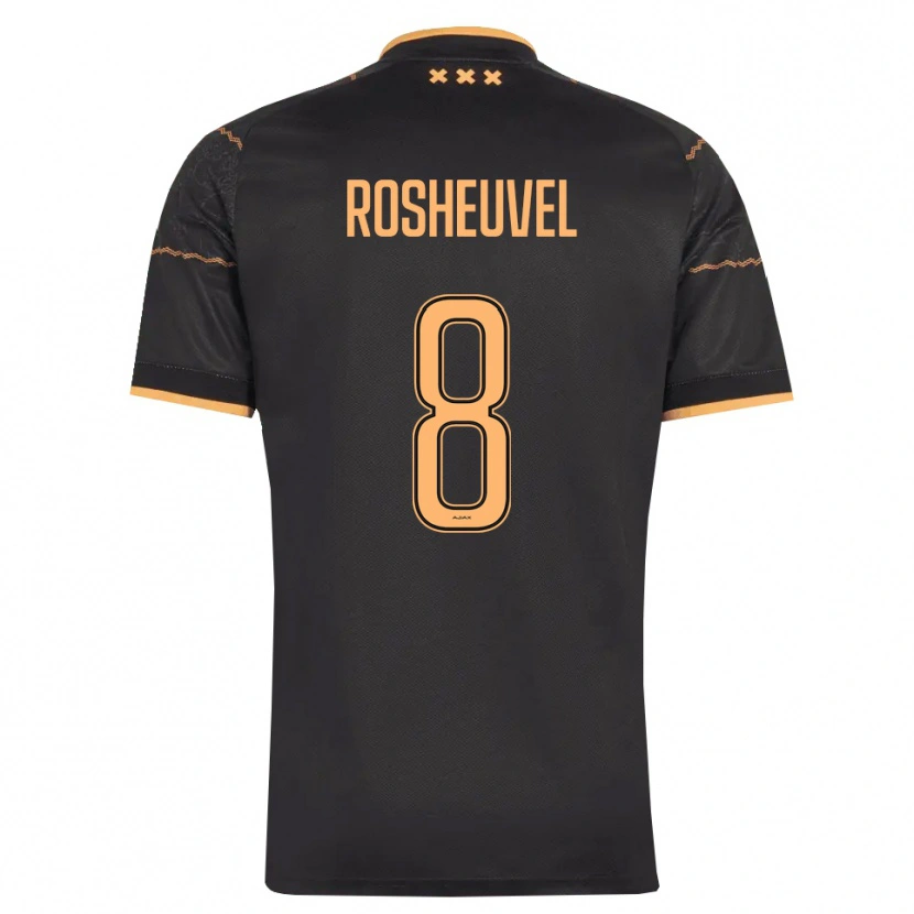 Danxen Herren Darren Rosheuvel #8 Schwarz Orange Auswärtstrikot Trikot 2026/27 T-Shirt Österreich