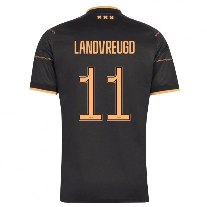 Danxen Herren Nafairon Landvreugd #11 Schwarz Orange Auswärtstrikot Trikot 2026/27 T-Shirt Österreich