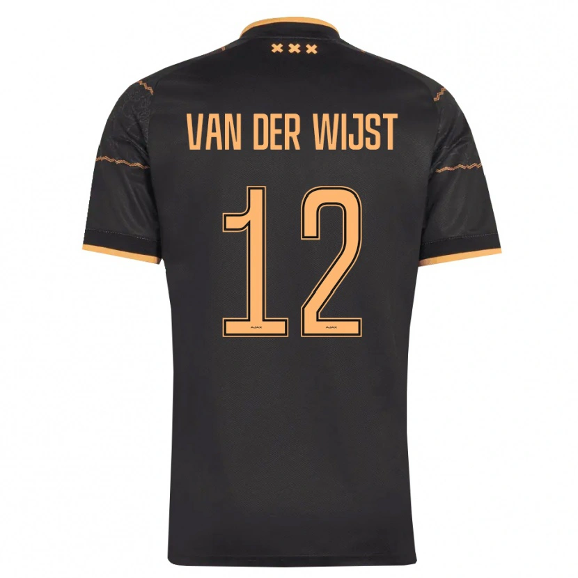 Danxen Herren Giovanni Van Der Wijst #12 Schwarz Orange Auswärtstrikot Trikot 2026/27 T-Shirt Österreich
