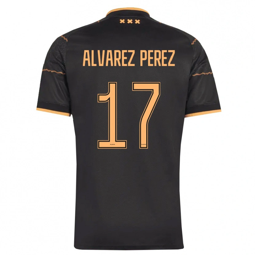 Danxen Herren Marley Álvarez Pérez #17 Schwarz Orange Auswärtstrikot Trikot 2026/27 T-Shirt Österreich