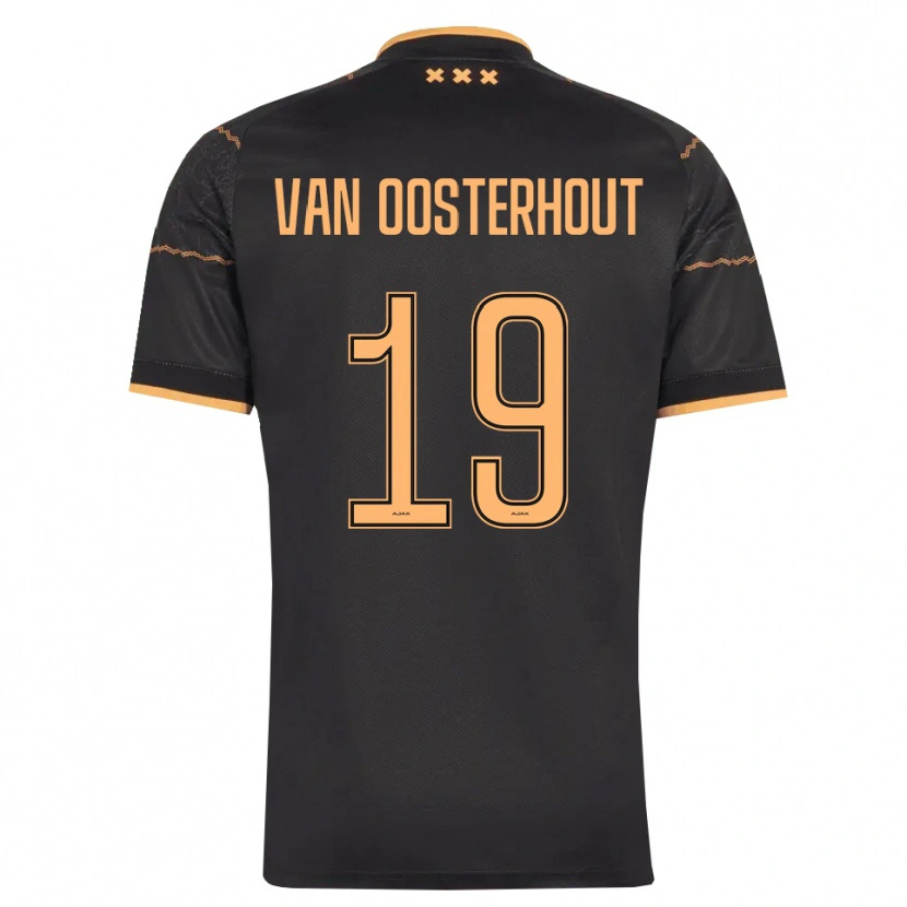 Danxen Herren Charly Van Oosterhout #19 Schwarz Orange Auswärtstrikot Trikot 2026/27 T-Shirt Österreich