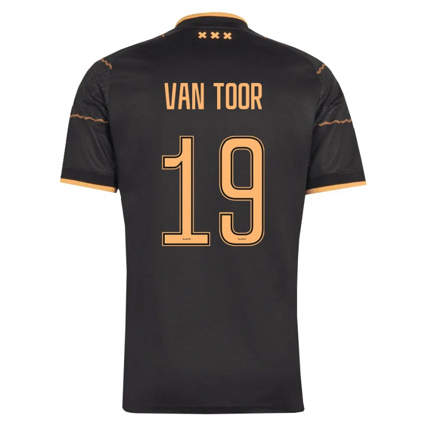 Danxen Herren Julian Van Toor #19 Schwarz Orange Auswärtstrikot Trikot 2026/27 T-Shirt Österreich