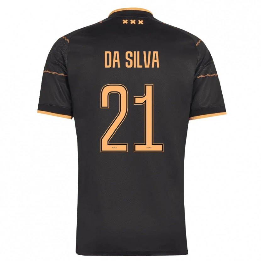 Danxen Herren Paulo Da Silva #21 Schwarz Orange Auswärtstrikot Trikot 2026/27 T-Shirt Österreich