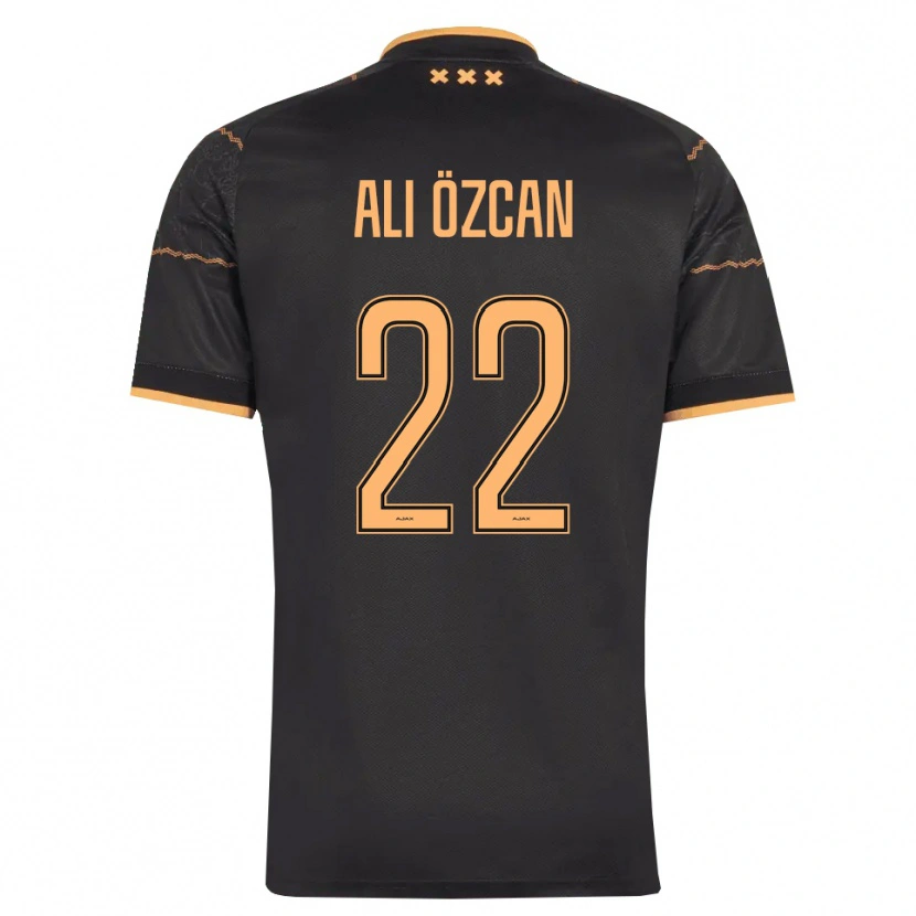 Danxen Herren Akın Ali Özcan #22 Schwarz Orange Auswärtstrikot Trikot 2026/27 T-Shirt Österreich
