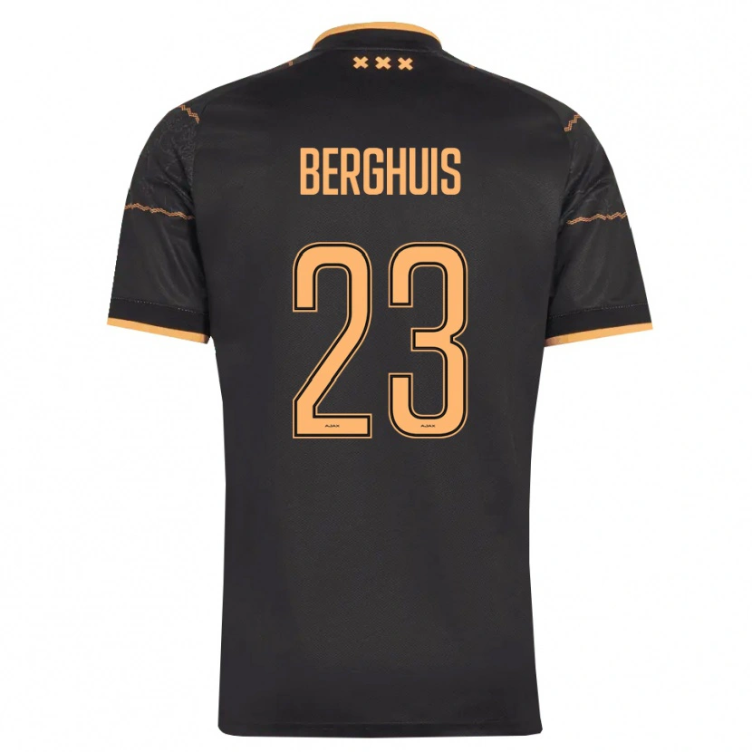 Danxen Herren Steven Berghuis #23 Schwarz Orange Auswärtstrikot Trikot 2026/27 T-Shirt Österreich
