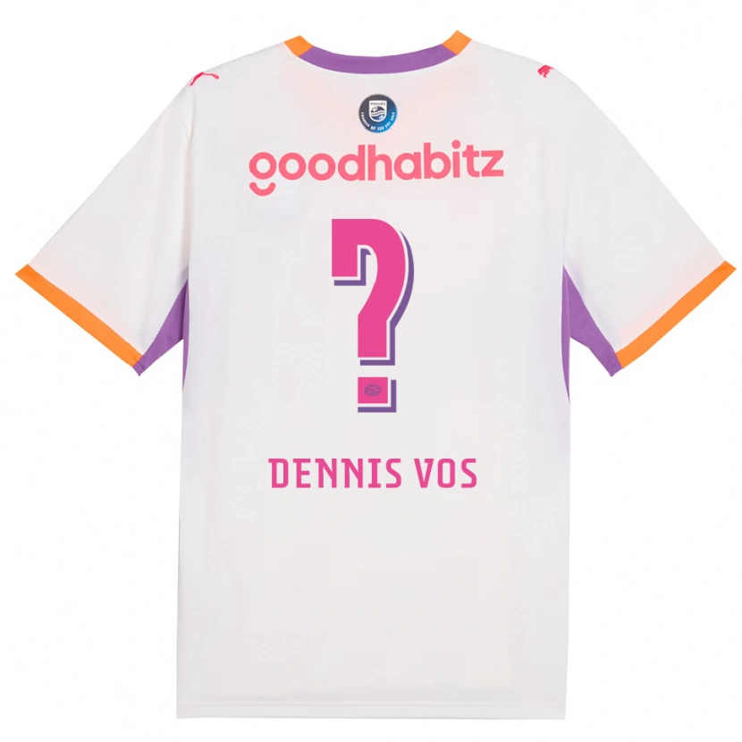 Danxen Herren Dennis Vos #0 Weiß Violett Orange Auswärtstrikot Trikot 2026/27 T-Shirt Österreich