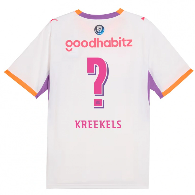 Danxen Herren Mees Kreekels #0 Weiß Violett Orange Auswärtstrikot Trikot 2026/27 T-Shirt Österreich