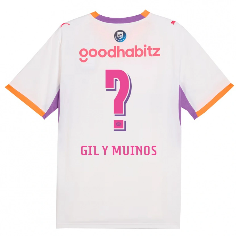 Danxen Herren Yael Gil Y Muinos #0 Weiß Violett Orange Auswärtstrikot Trikot 2026/27 T-Shirt Österreich