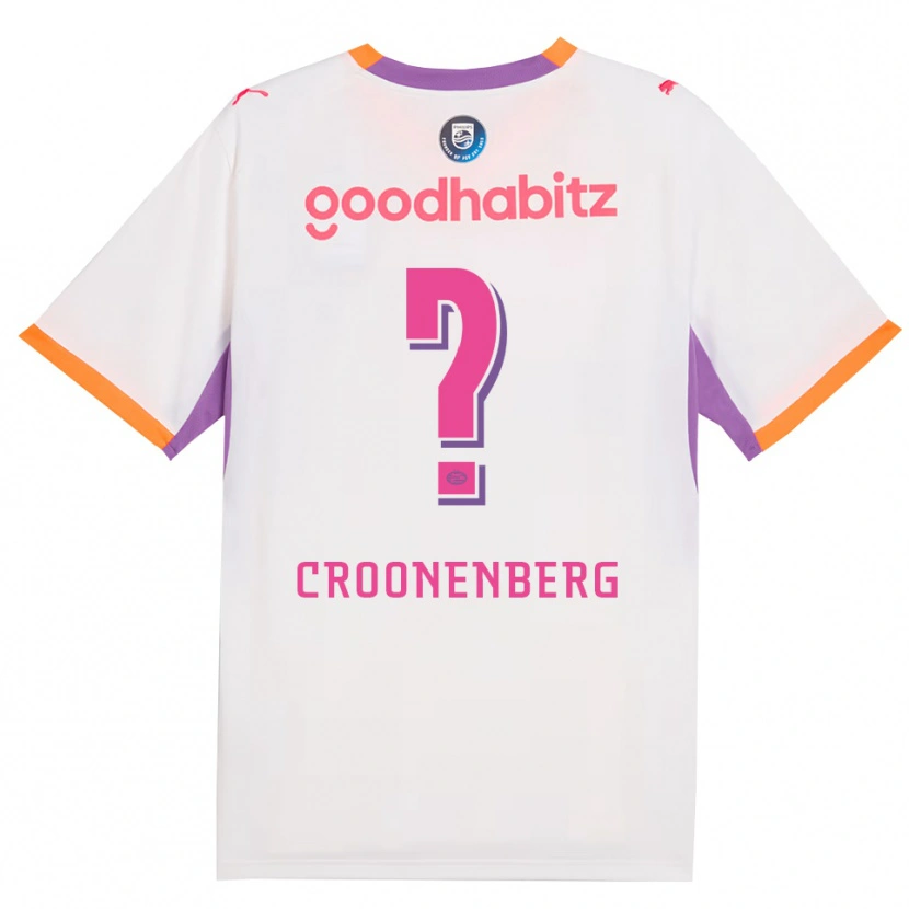Danxen Herren Luca Croonenberg #0 Weiß Violett Orange Auswärtstrikot Trikot 2026/27 T-Shirt Österreich