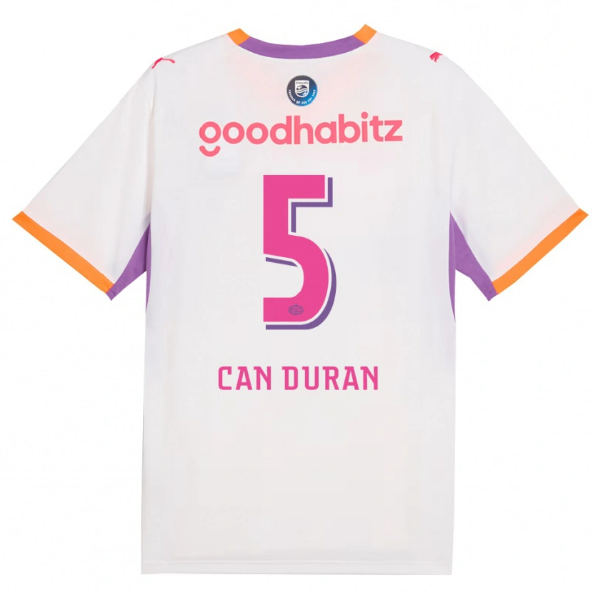 Danxen Herren Emre Can Duran #5 Weiß Violett Orange Auswärtstrikot Trikot 2026/27 T-Shirt Österreich