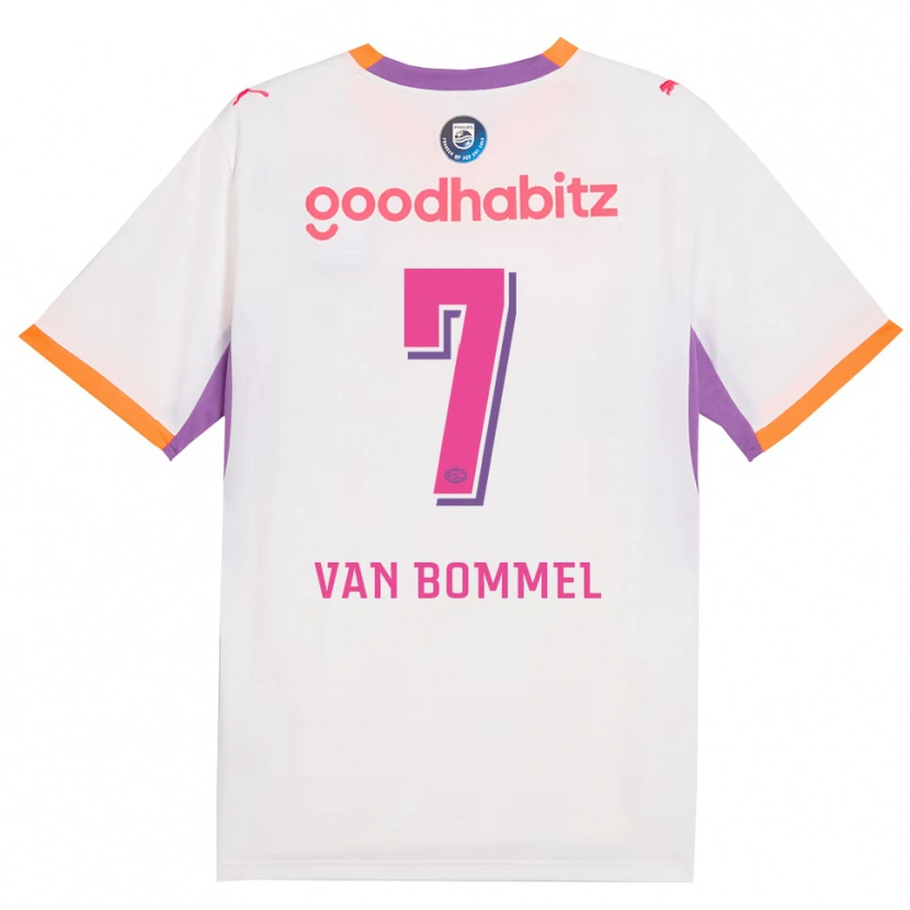 Danxen Herren Ruben Van Bommel #7 Weiß Violett Orange Auswärtstrikot Trikot 2026/27 T-Shirt Österreich